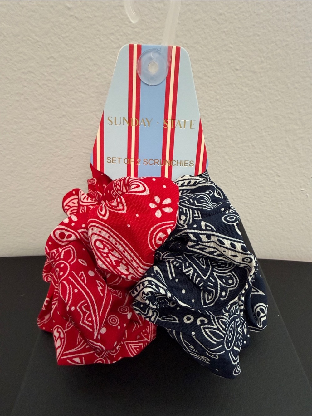 Sunday State | Extra Large Classic Bandanna Style Scrunchie Set